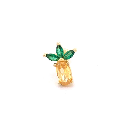 Ananas Gold Piercing