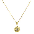 Antik Göz Madalyon Kolye