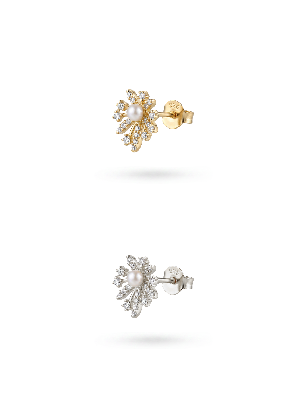 Archive Pearl Bloom Stud Tek Küpe