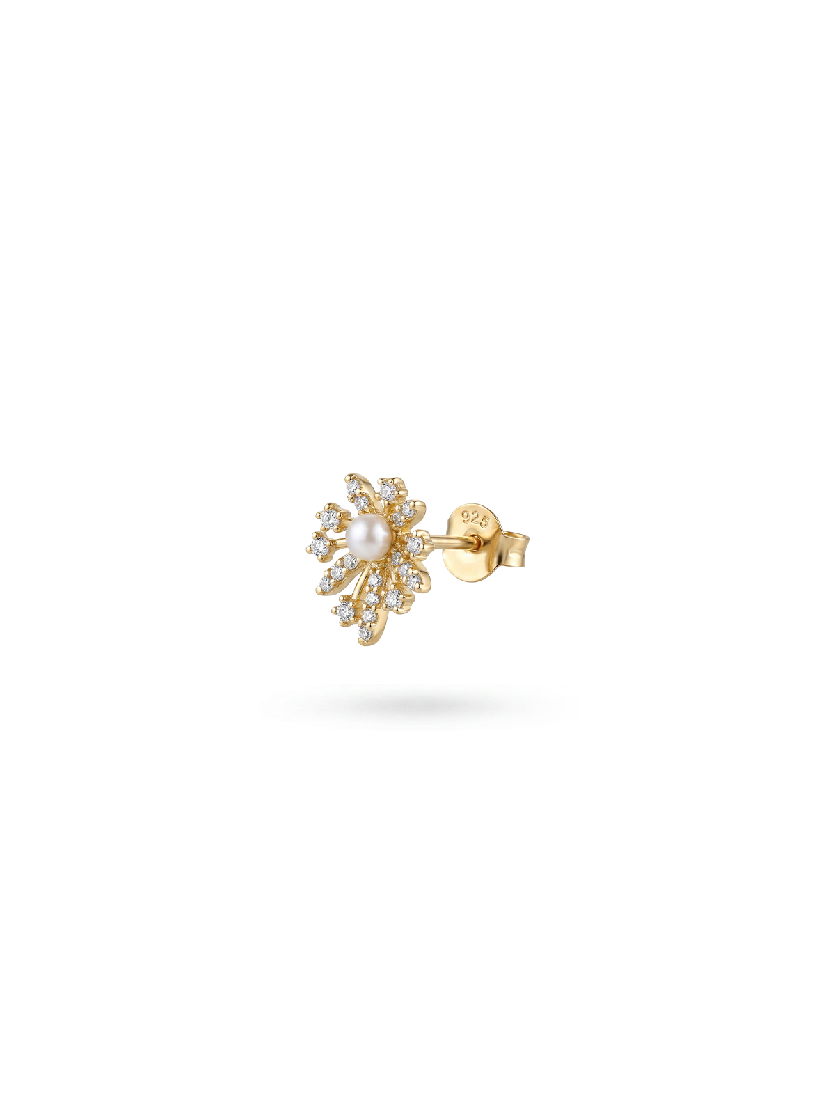 Archive Pearl Bloom Stud Tek Küpe