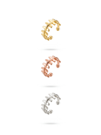 Archive Spine Ear Cuff
