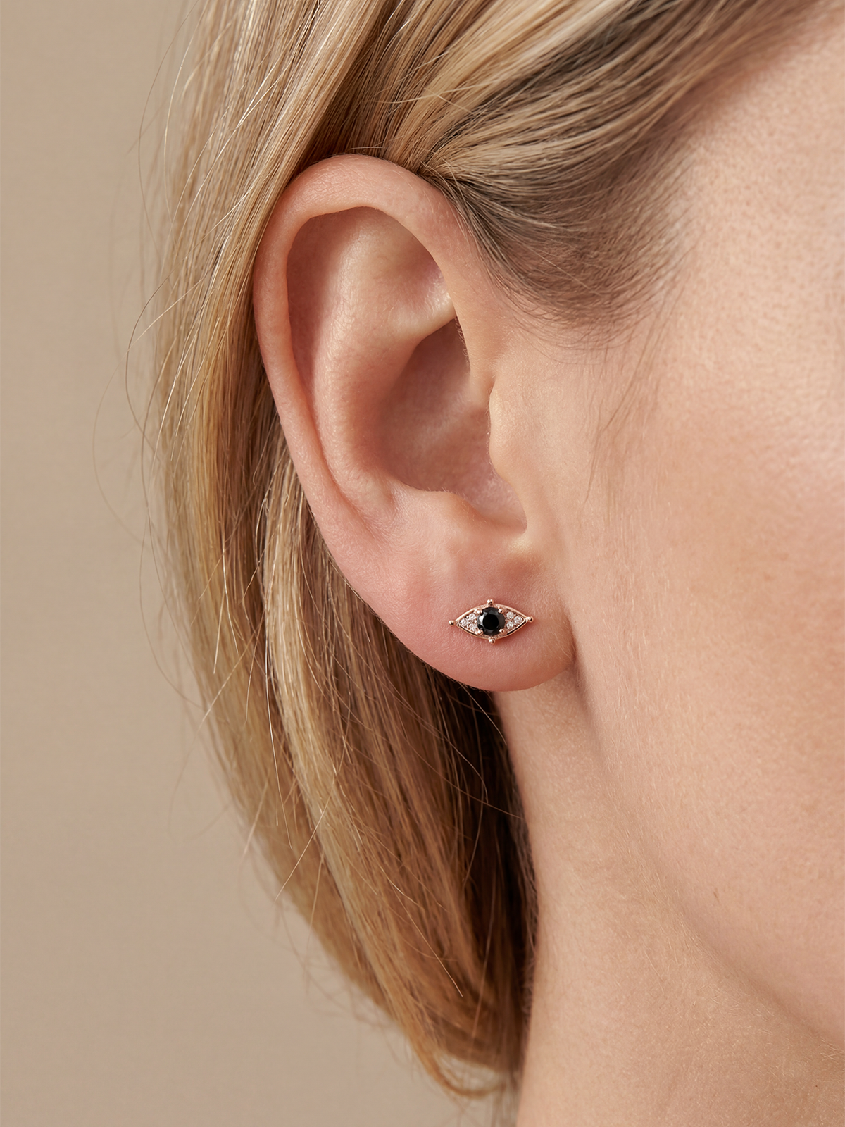 Archive Evil Eye Stud Tek Küpe