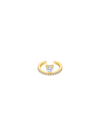 Archive Heart Crown Ear Cuff
