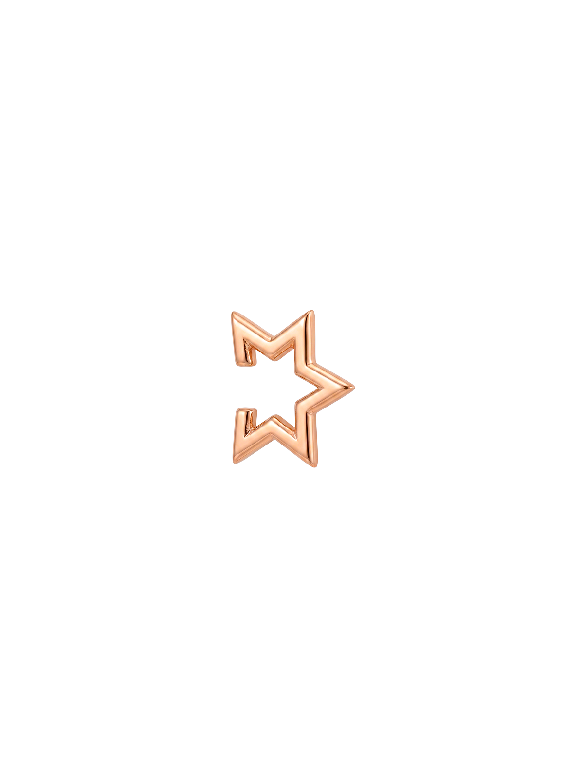 Archive Outline Star Ear Cuff