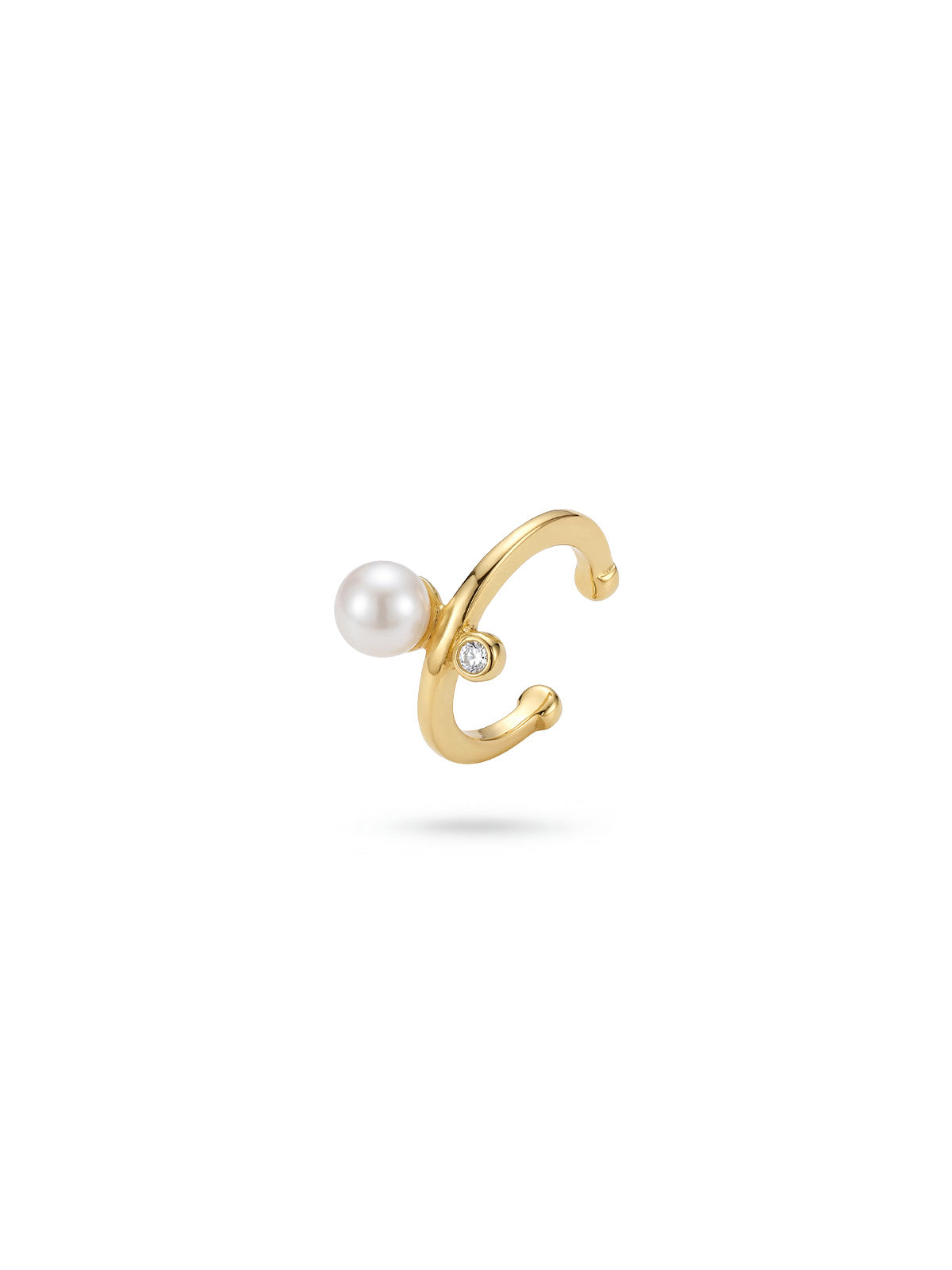 Archive Pearl Orbit Ear Cuff