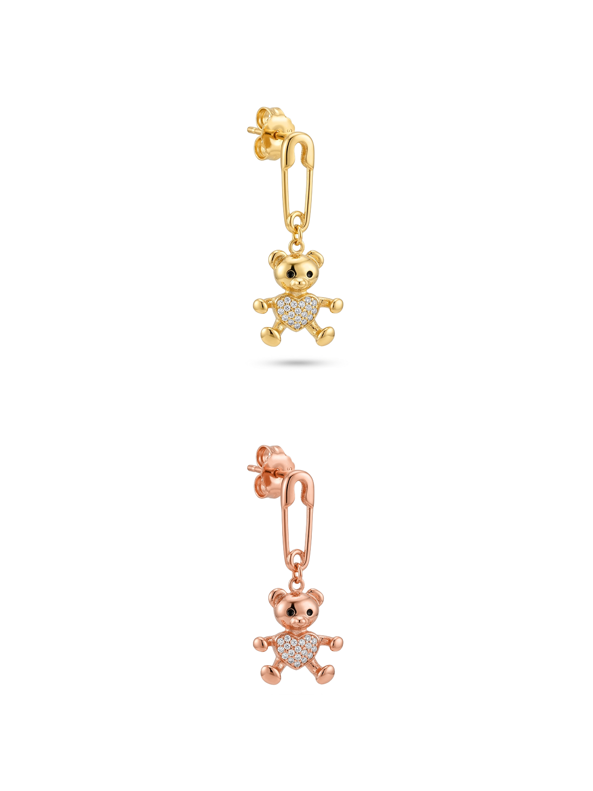 Archive Teddy Pin Tek Küpe