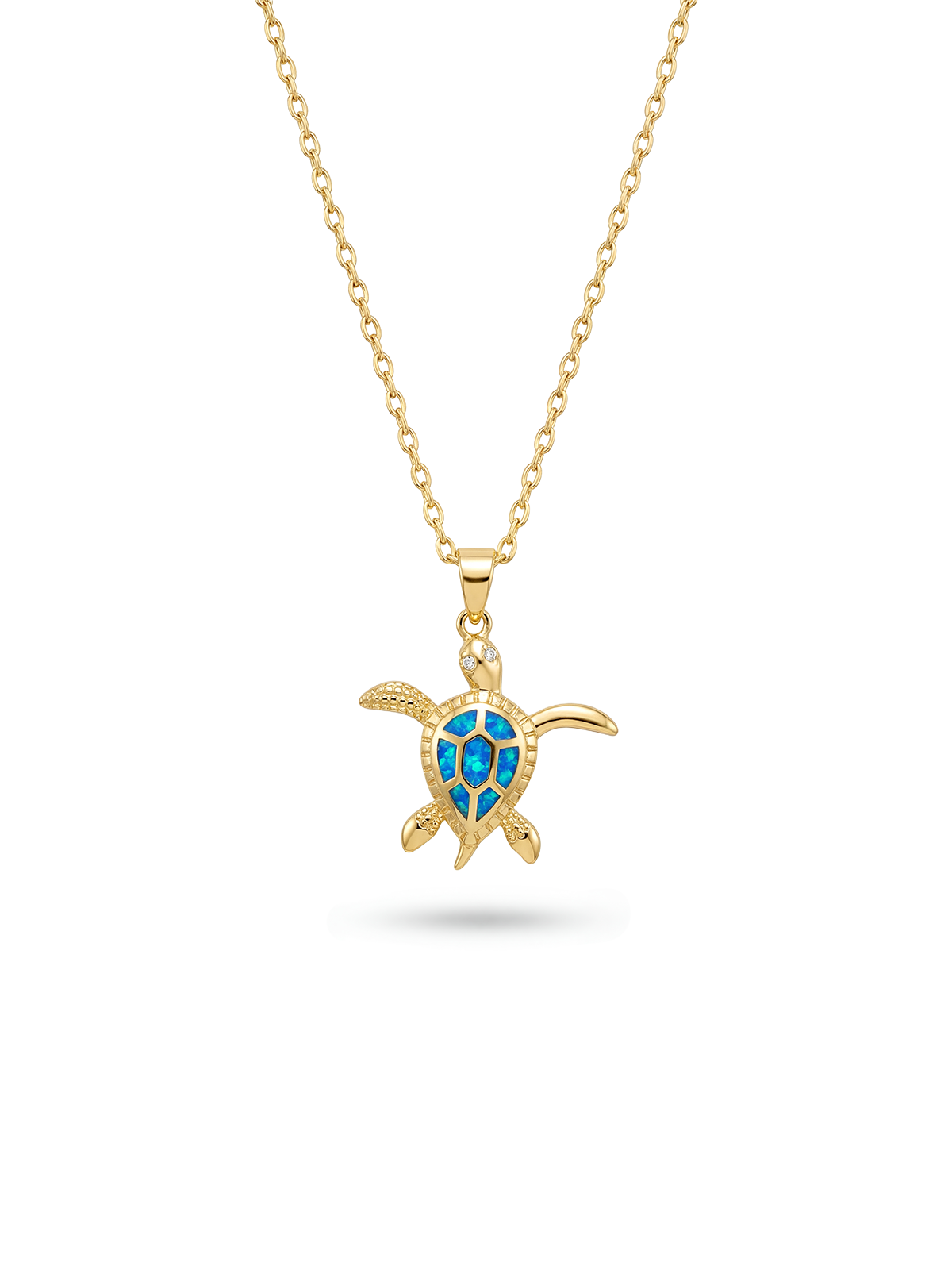 Aura Azure Turtle Kolye