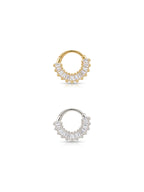 Aura Baguette Halo Daith Halka Piercing