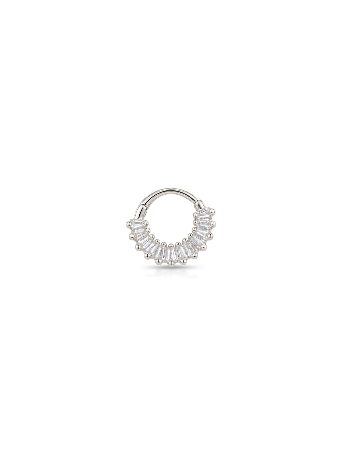 Aura Baguette Halo Daith Halka Piercing