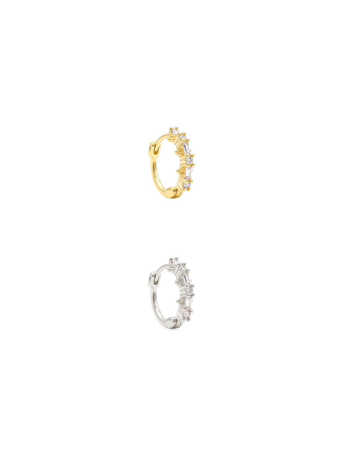 Aura Baguette Halka Piercing