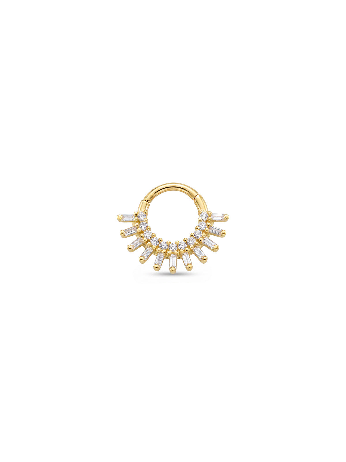 Aura Baguette Ray Daith Halka Piercing