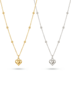 Aura Beaded Heart Kolye