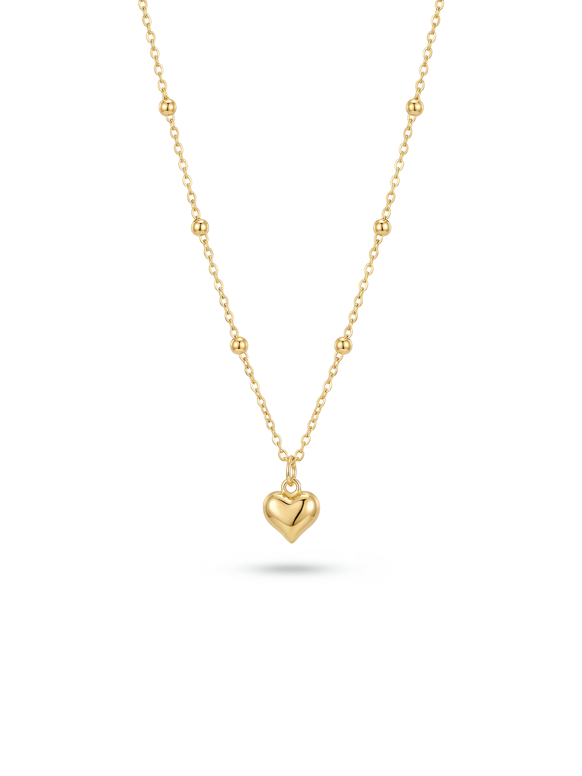 Aura Beaded Heart Kolye