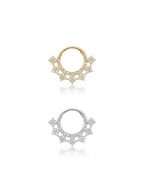 Aura Blossom Crown Daith Halka Piercing