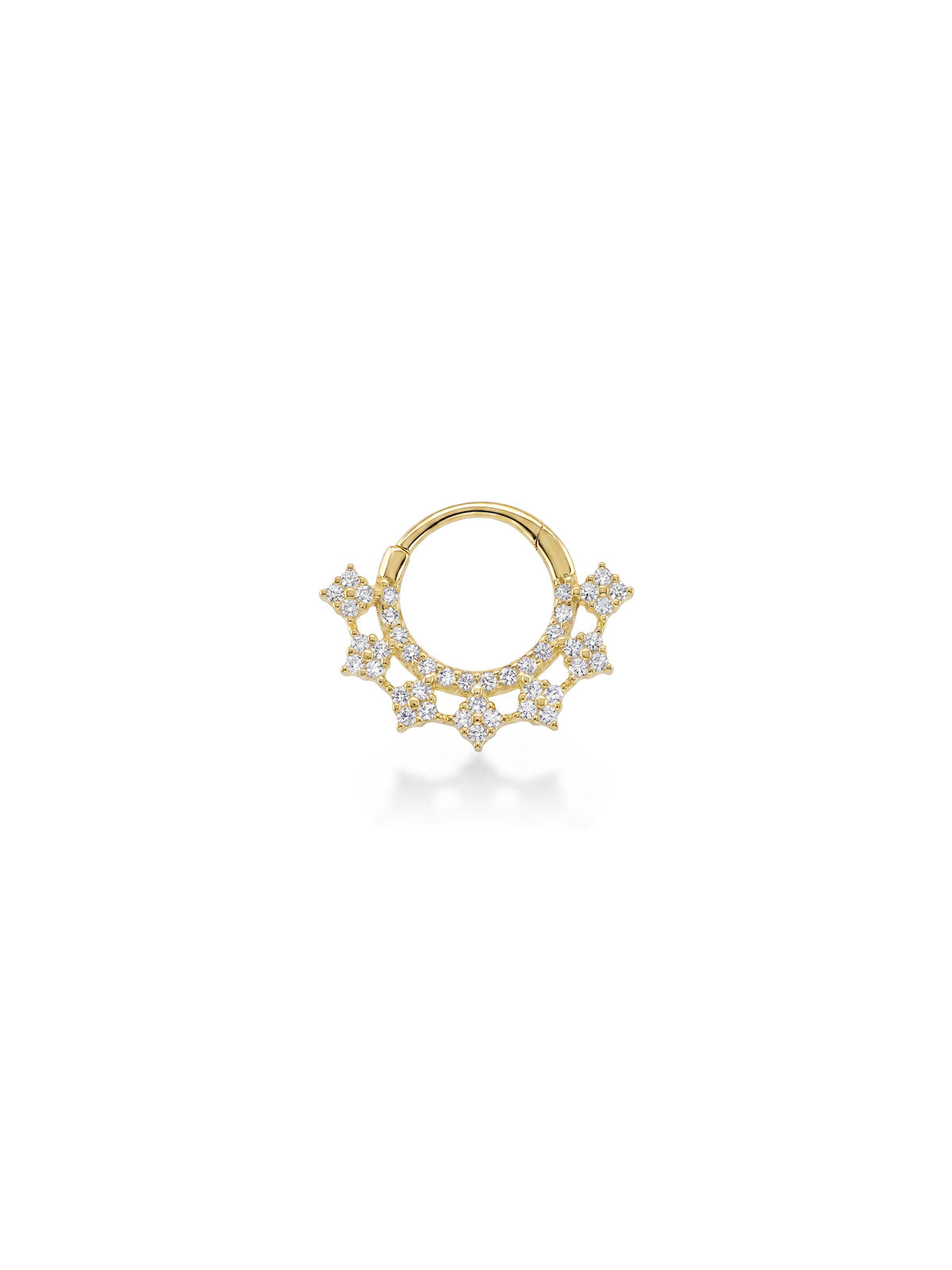 Aura Blossom Crown Daith Halka Piercing