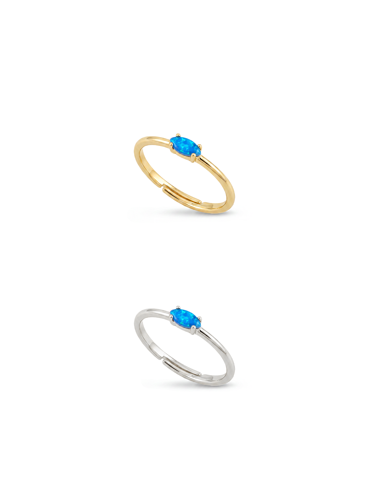 Aura Blue Muse Serçe Yüzük
