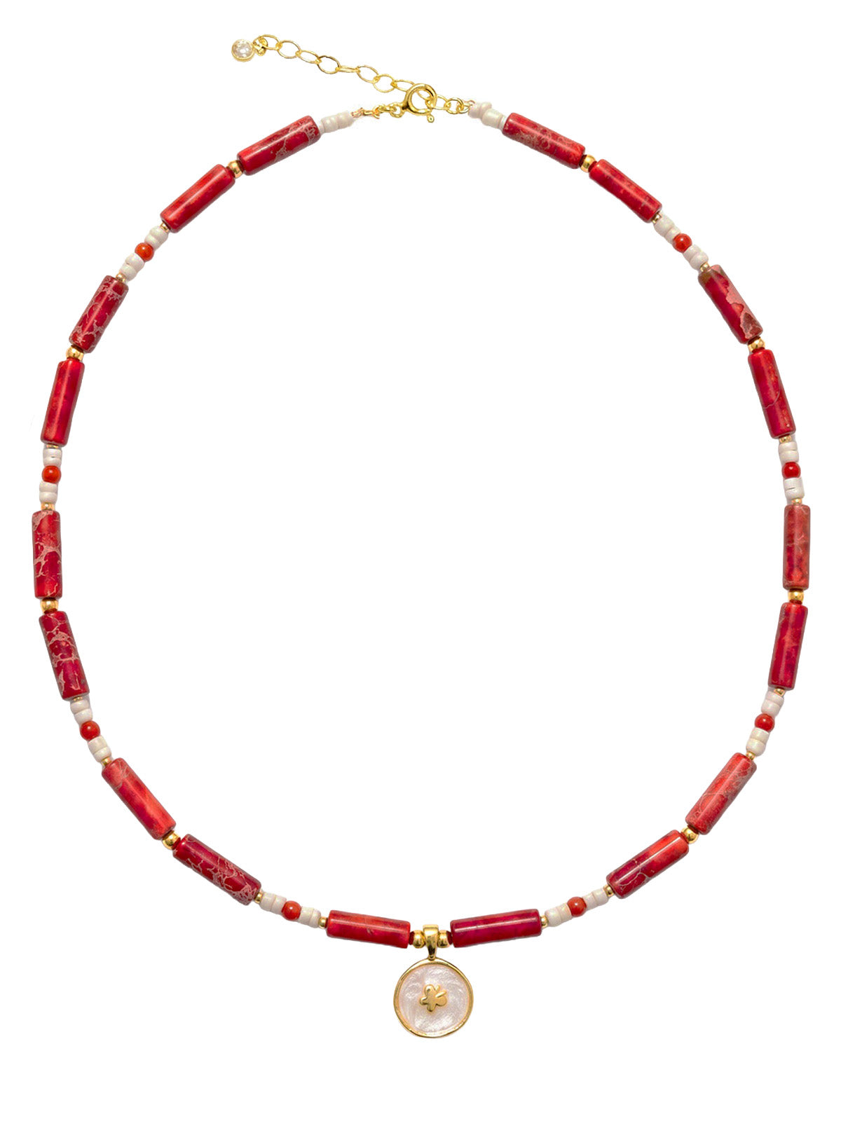 Aura Coral Butterfly Kolye
