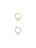 Aura Crown Daith Halka Piercing