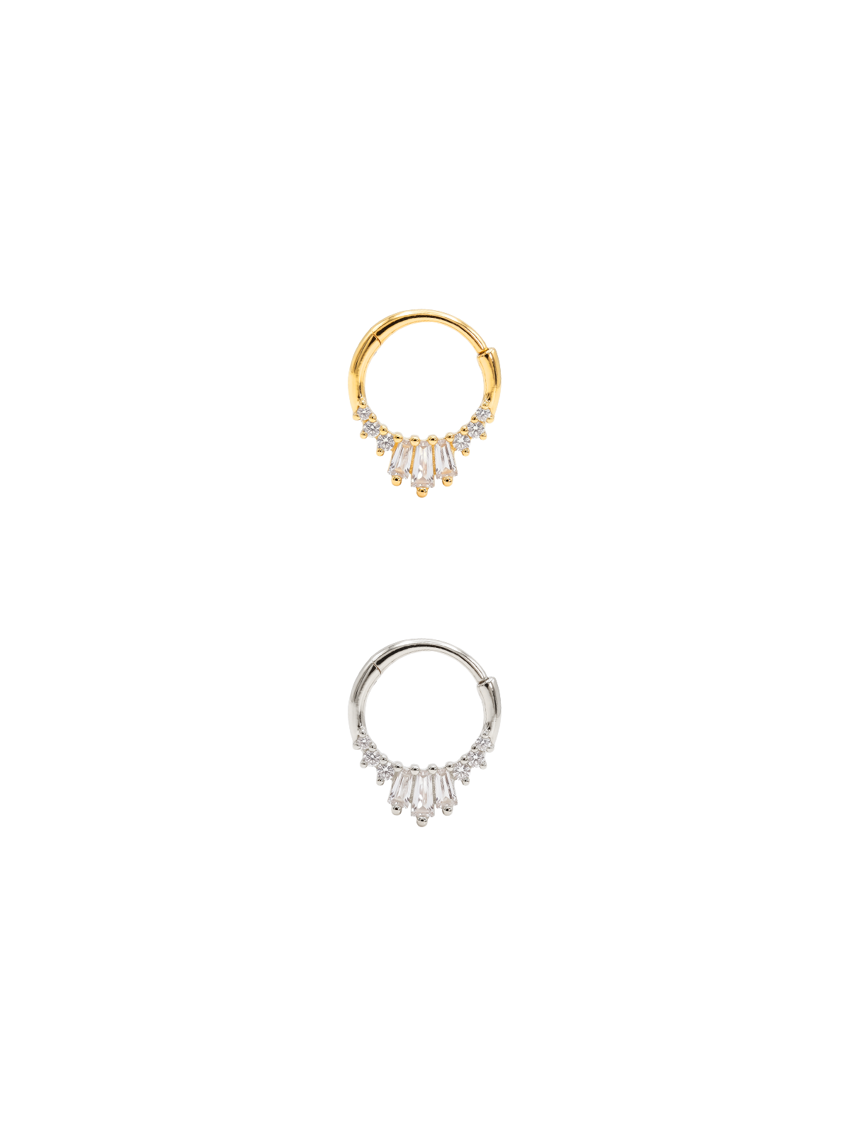 Aura Crown Daith Halka Piercing