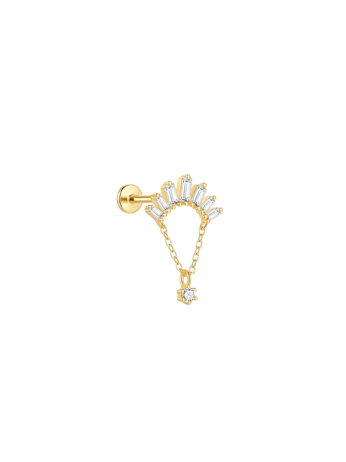 Aura Crown Drop Piercing