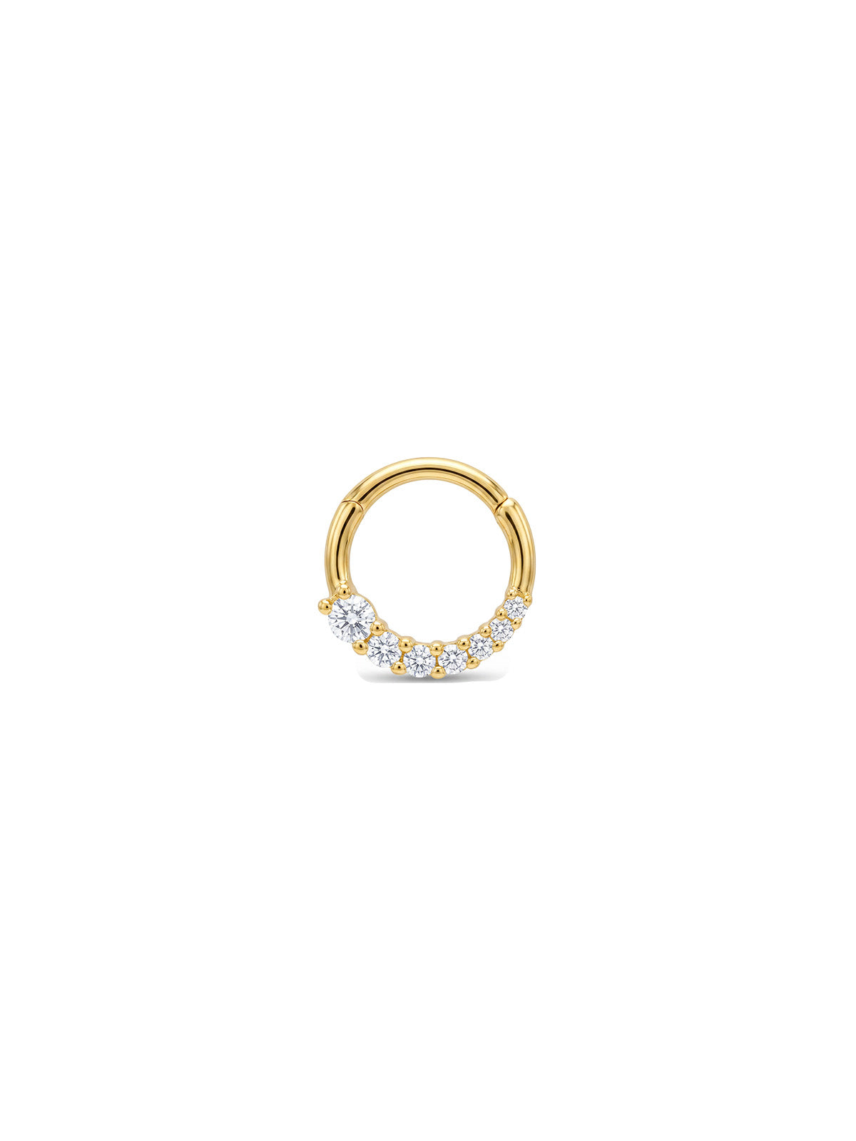 Aura Crystal Cascade Daith Halka Piercing