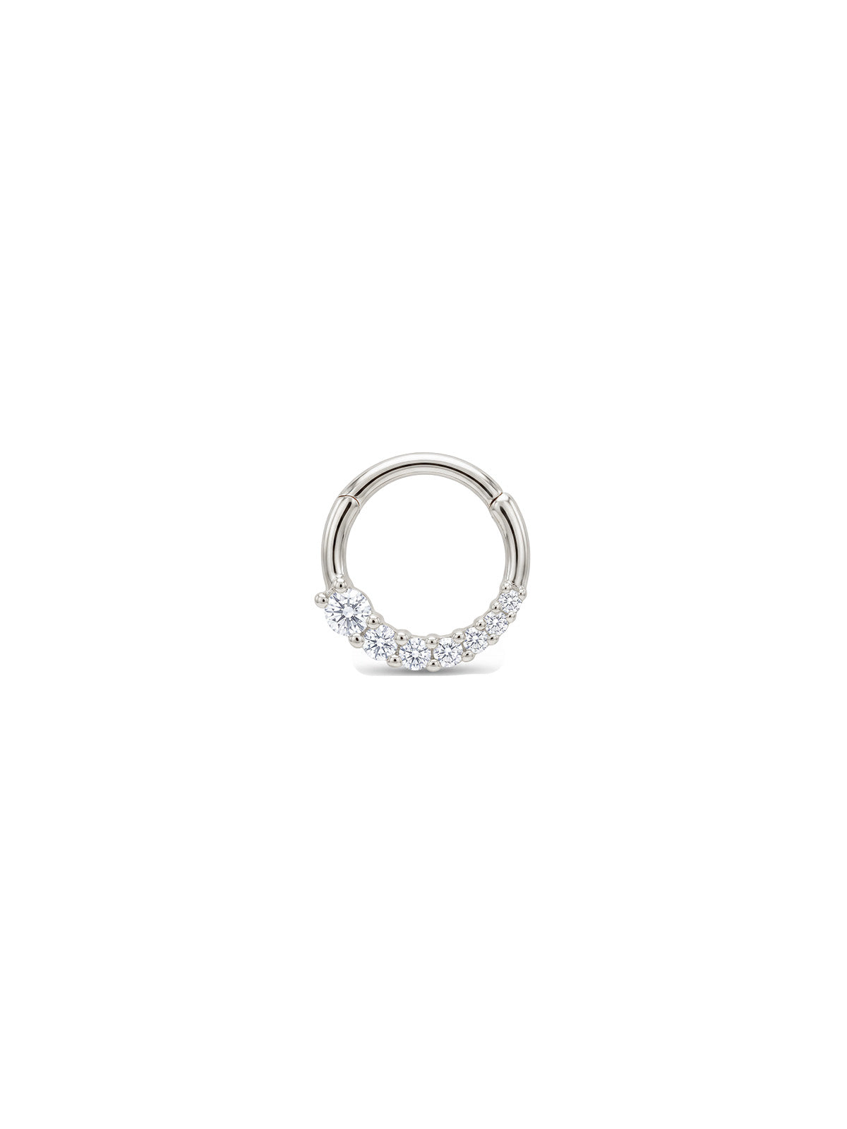 Aura Crystal Cascade Daith Halka Piercing