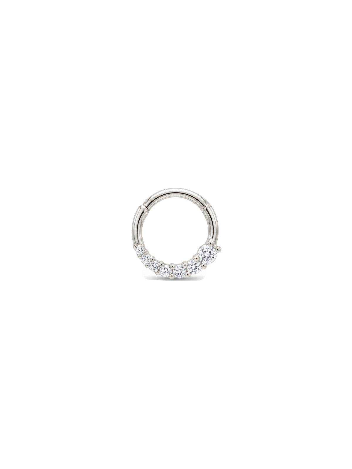 Aura Crystal Cascade Daith Halka Piercing
