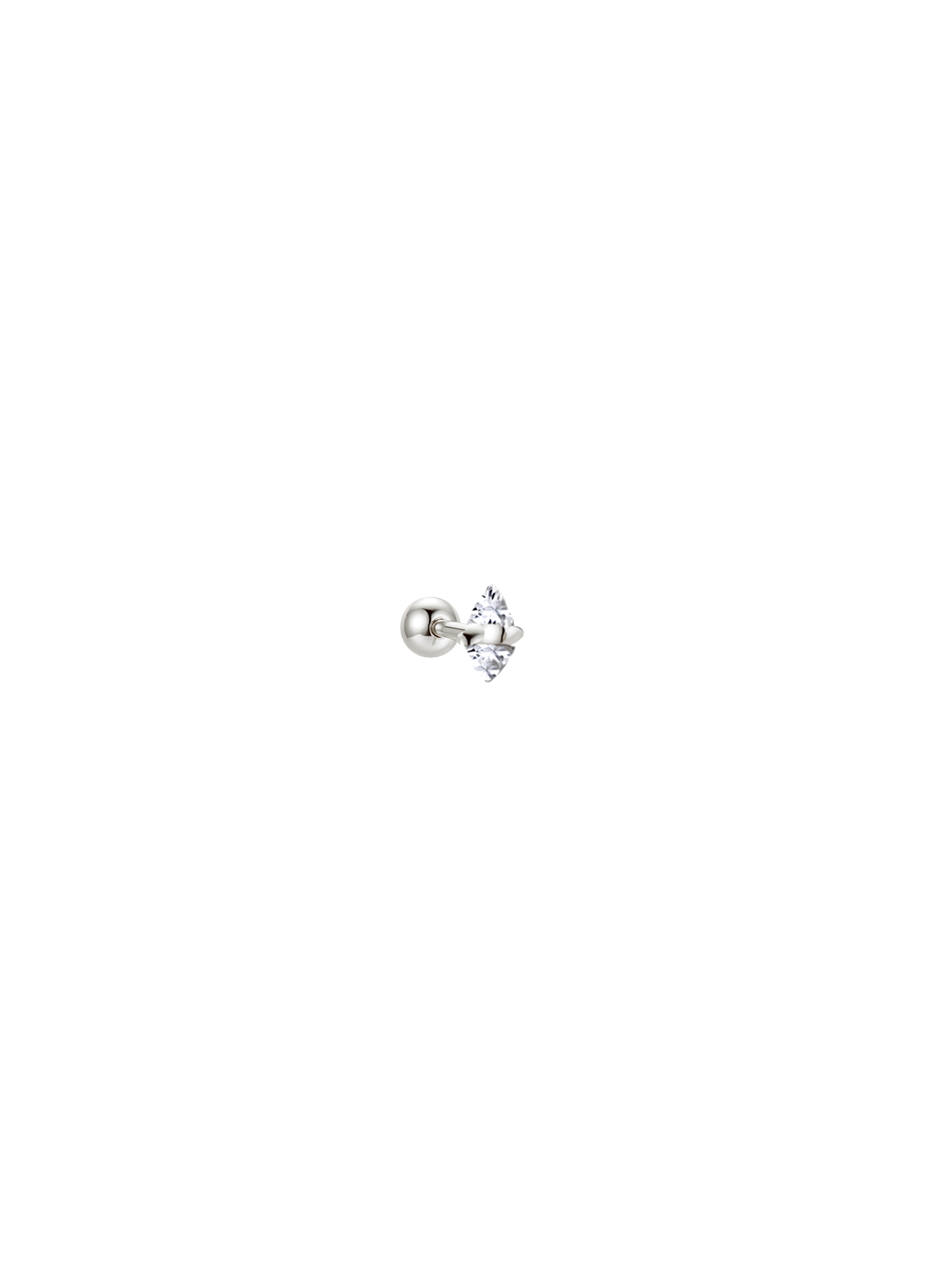 Aura Crystal Marquise Piercing