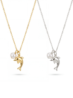 Aura Dolphin Pearl Kolye