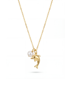 Aura Dolphin Pearl Kolye