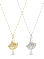Aura Ginkgo Pearl Kolye
