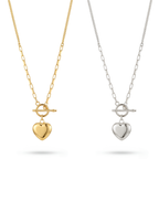Aura Heart Lock Kolye