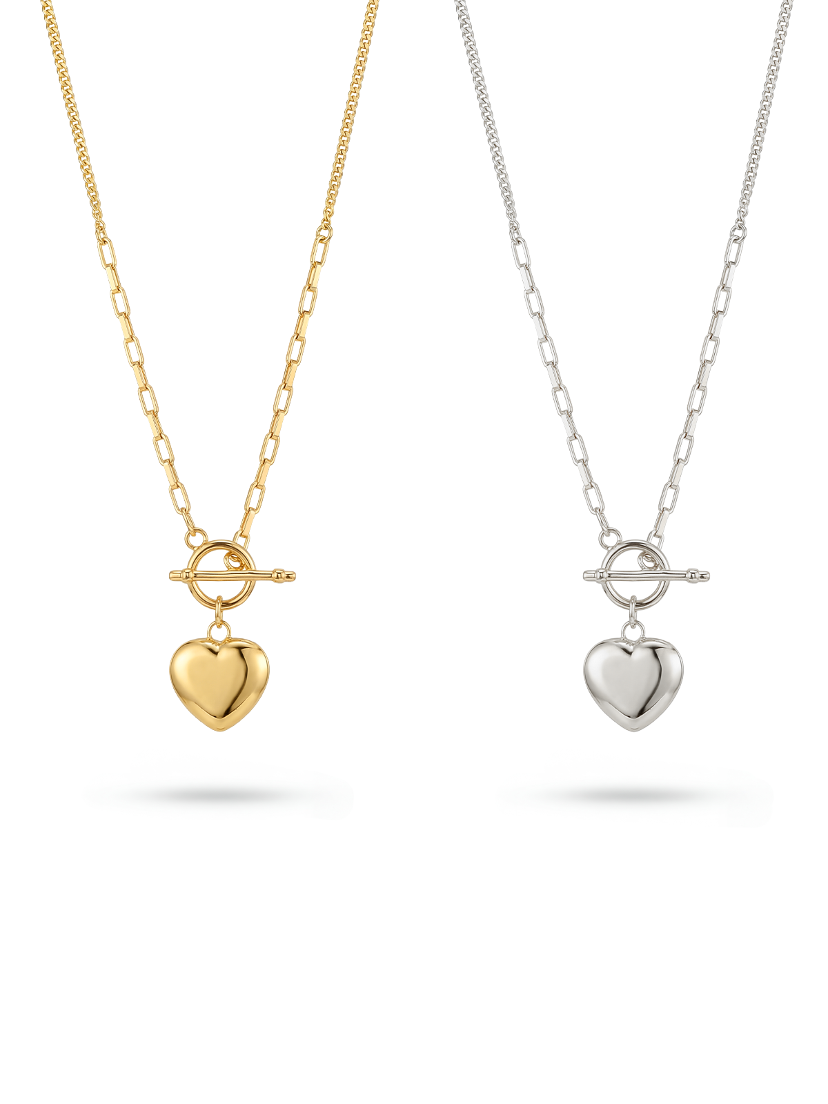 Aura Heart Lock Kolye