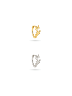 Aura Leaf Halka Piercing