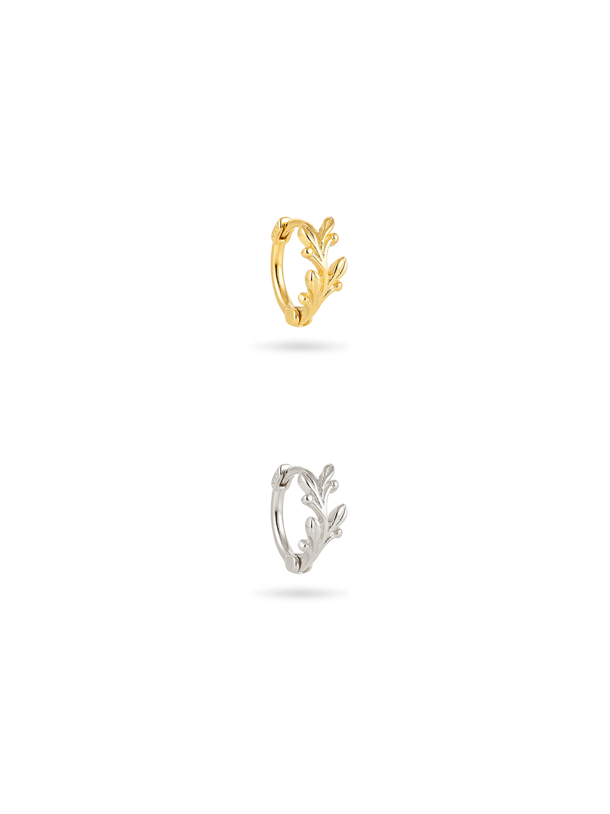 Aura Leaf Halka Piercing