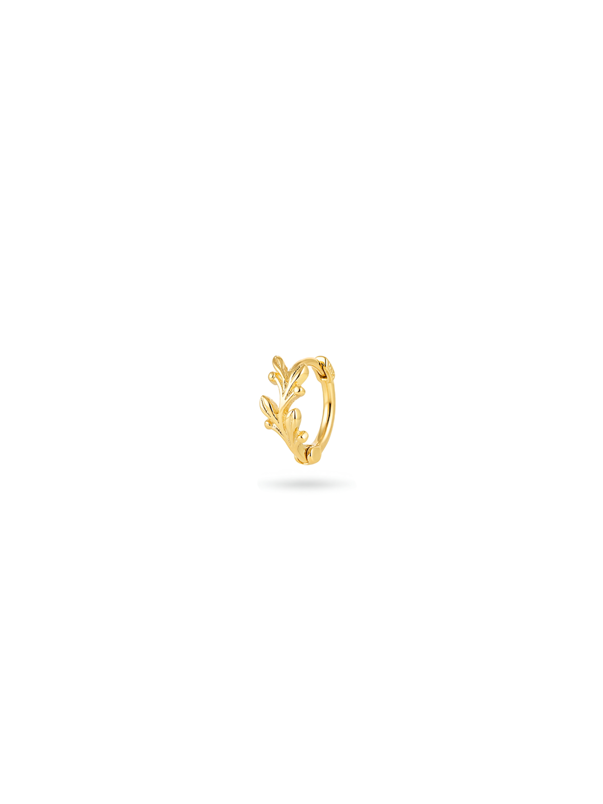 Aura Leaf Halka Piercing