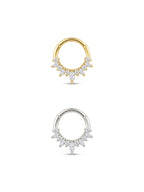 Aura Marquise Crest Daith Halka Piercing
