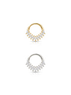 Aura Marquise Crown Daith Halka Piercing