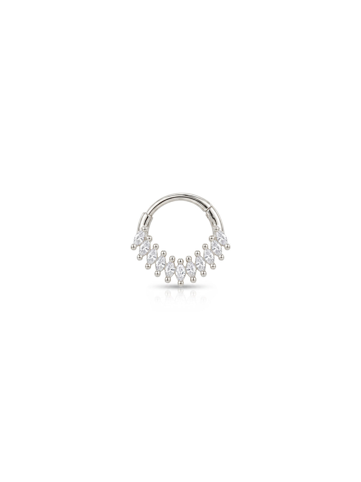 Aura Marquise Crown Daith Halka Piercing