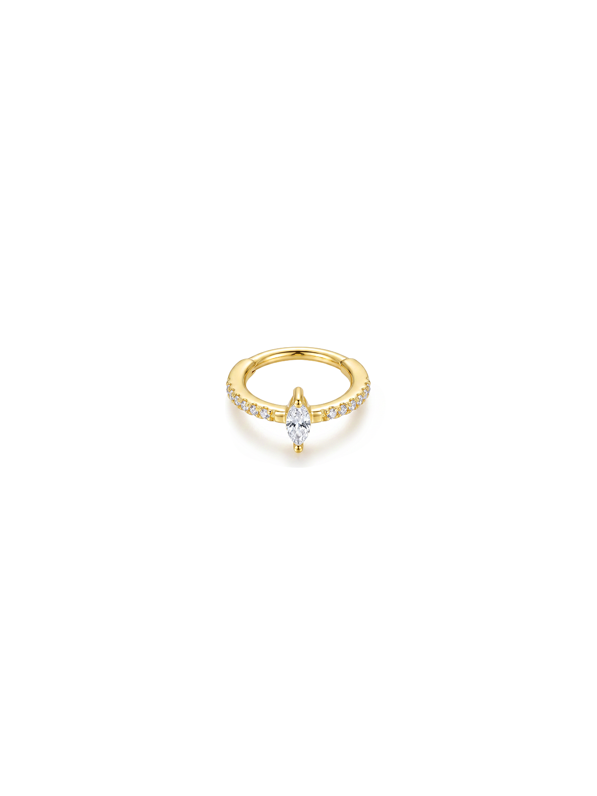 Aura Marquise Glow Daith Halka Piercing