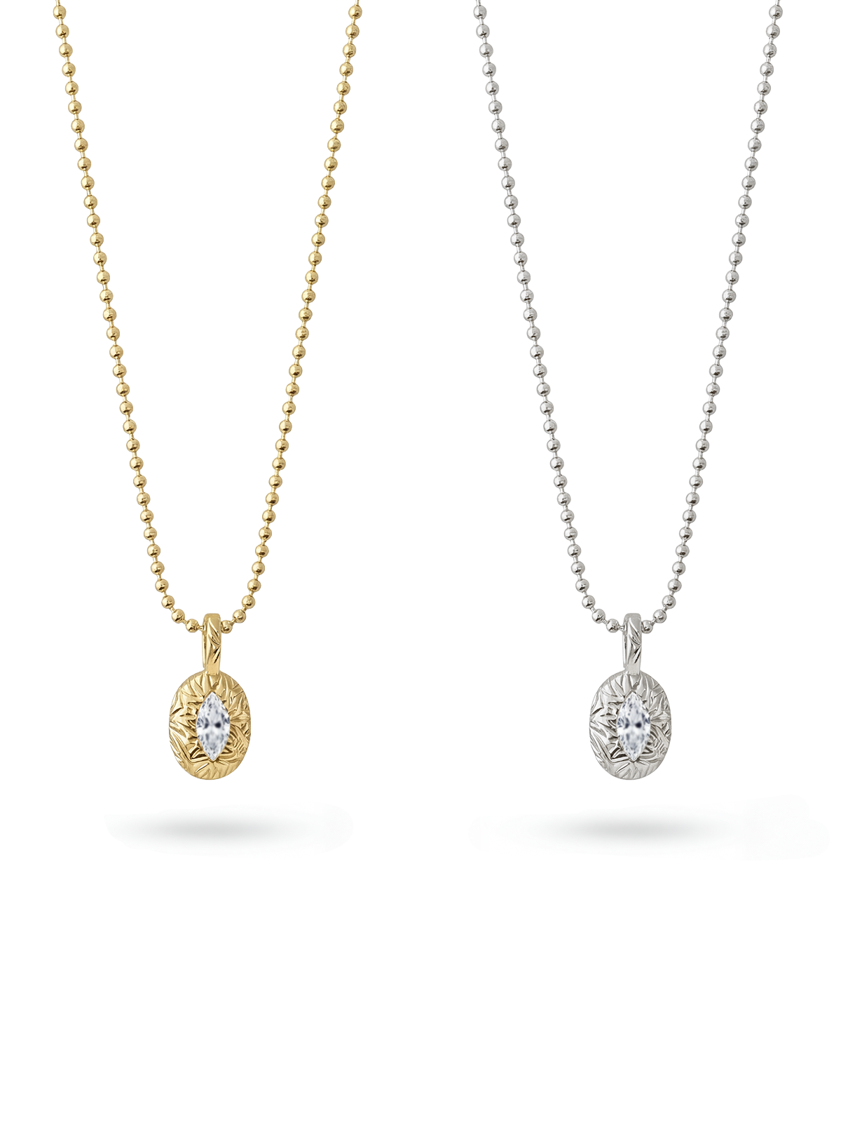 Aura Marquise Medallion Kolye