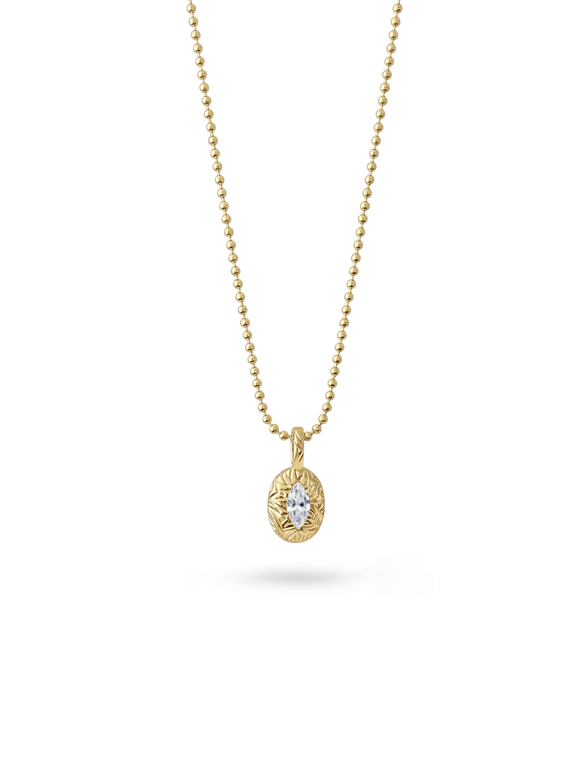 Aura Marquise Medallion Kolye