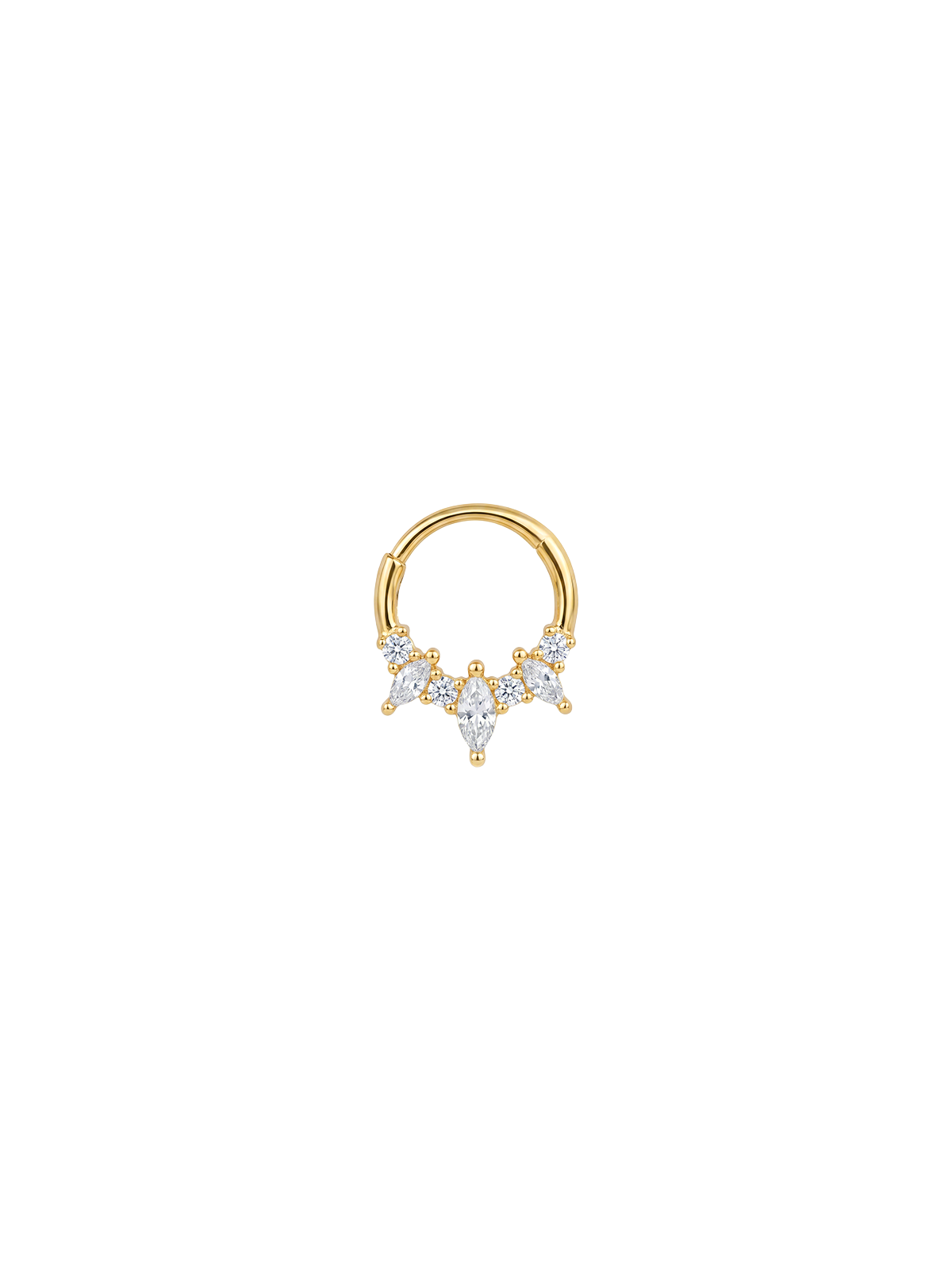 Aura Marquise Tiara Daith Halka Piercing