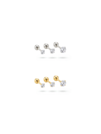 Aura Mini Prong Piercing