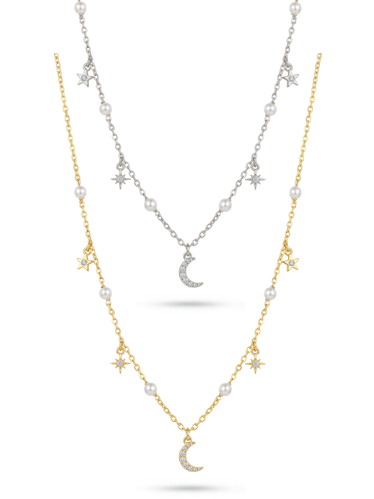 Aura Moon Pearl Kolye