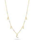 Aura Moon Pearl Kolye