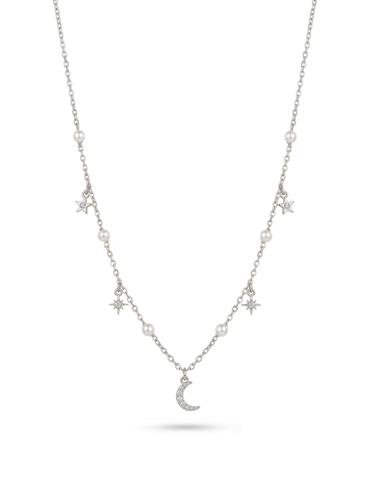 Aura Moon Pearl Kolye