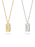 Aura Moon Tag Kolye