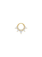 Aura Pear Crown Daith Halka Piercing