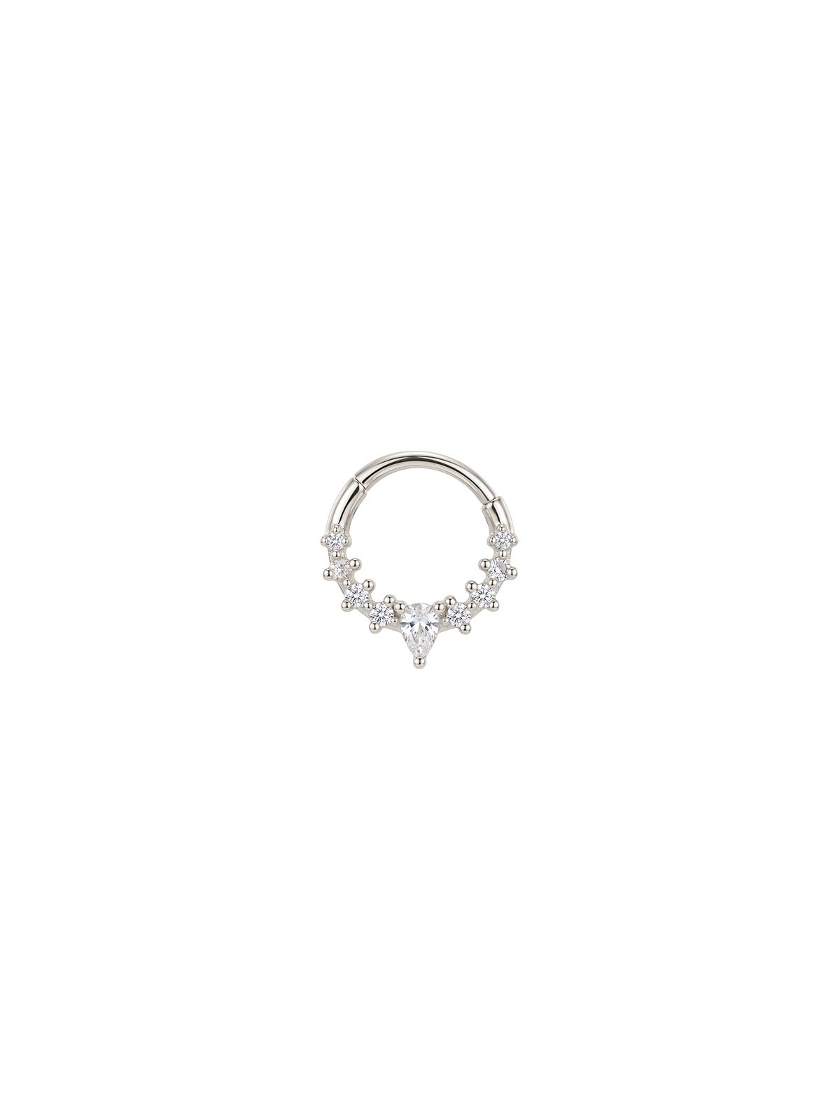 Aura Pear Glow Daith Halka Piercing